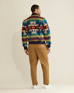 ALTERNATE VIEW OF MEN'S LIMITED EDITION GORGE WOOL JACKET IN ROYAL BLUE CENTURY HARDING image number 8