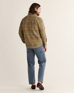 ALTERNATE VIEW OF MEN'S MARSHALL DOUBLESOFT SHIRT IN SAGE SUMMERLAND image number 3