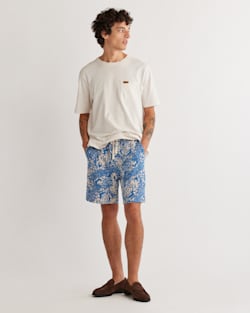 MEN'S WAYSIDE KNIT SHORTS IN SEASHORE BLUE image number 1