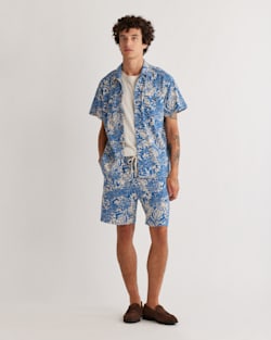 ALTERNATE VIEW OF MEN'S WAYSIDE KNIT SHORTS IN SEASHORE BLUE image number 6