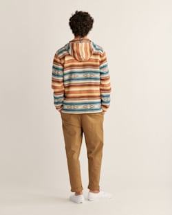 トップス BEEDEN SHEER STRIPE HOODIE TOS MEN'S SERAPE STRIPE HOODIE POPOVER