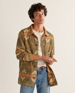 MEN'S RIFT COTTON OVERSHIRT IN SAGE RANCHO ARROYO image number 1