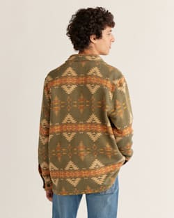 ALTERNATE VIEW OF MEN'S RIFT COTTON OVERSHIRT IN SAGE RANCHO ARROYO image number 3