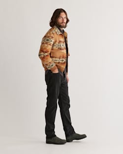 ALTERNATE VIEW OF MEN'S COLTON ZIP-FRONT WOOL COAT IN TAN HIGHLAND PEAK image number 2