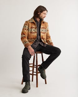 USA製 PENDLETON Wool Jacket XL ジップジャケット Vintage Pendleton High Grade Western Wear Striped Wool Zip