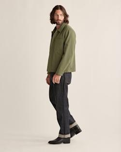 ALTERNATE VIEW OF MEN'S STANWOOD CANVAS JACKET IN GREEN LICHEN image number 2