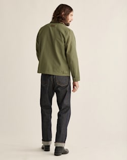 ALTERNATE VIEW OF MEN'S STANWOOD CANVAS JACKET IN GREEN LICHEN image number 3