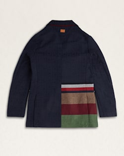 ALTERNATE VIEW OF TOMMY X PENDLETON UNISEX BLAZER IN NEW YORK STRIPE image number 2
