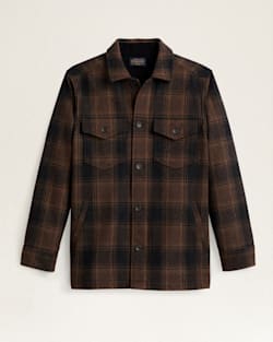 MEN'S WOOL LAWSON COAT IN BROWN MIX OMBRE image number 1