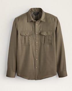 MEN'S HARRISON MERINO SHIRT IN OLIVE TWILL image number 1