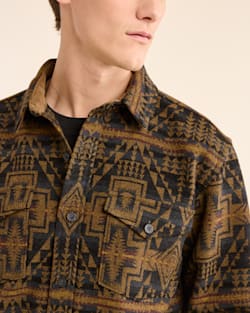 ALTERNATE VIEW OF MEN'S HARDING LA PINE SHIRT IN TAN/SLATE MULTI image number 2