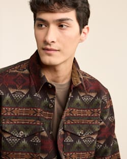 ALTERNATE VIEW OF MEN'S NEHALEM LA PINE SHIRT IN BROWN MULTI image number 2