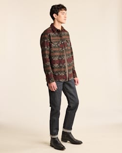 ALTERNATE VIEW OF MEN'S NEHALEM LA PINE SHIRT IN BROWN MULTI image number 4