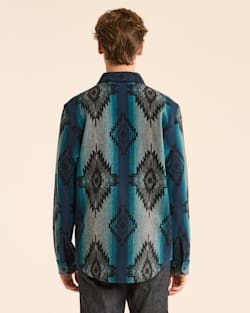 ALTERNATE VIEW OF MEN'S SALTILLO SUNSET LA PINE SHIRT IN TURQUOISE MULTI image number 3