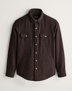 MEN'S FOREST SHIRT JACKET IN BROWN TWILL image number 1