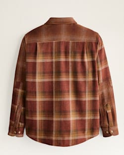 ALTERNATE VIEW OF MEN'S CENTENNIAL PLAID SHIRT IN RED MIX MULTI OMBRE image number 4