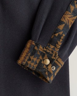 ALTERNATE VIEW OF MEN'S CENTENNIAL HARDING SHIRT IN GREY/MAROON TWILL image number 3
