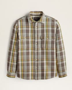 MEN'S PLAID ARCADIA FLANNEL SHIRT IN GREY/SILVER MULTI image number 1