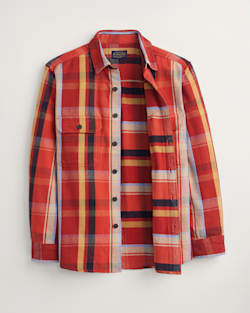 MEN'S PLAID ARCADIA FLANNEL SHIRT IN RED MULTI PLAID image number 1