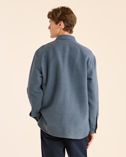 ALTERNATE VIEW OF MEN'S DOUBLESOFT DRIFTWOOD SHIRT IN DENIM BLUE image number 3