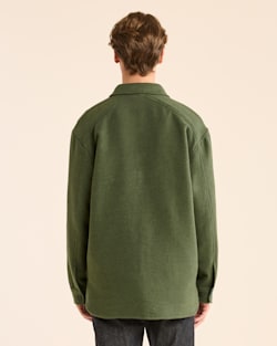 ALTERNATE VIEW OF MEN'S DOUBLESOFT DRIFTWOOD SHIRT IN BRONZE GREEN image number 3