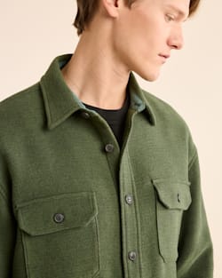 ALTERNATE VIEW OF MEN'S DOUBLESOFT DRIFTWOOD SHIRT IN BRONZE GREEN image number 4