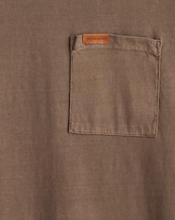 ALTERNATE VIEW OF MEN'S SHORT-SLEEVE DESCHUTES POCKET TEE IN ASH BROWN image number 2