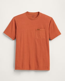 MEN'S SHORT-SLEEVE DESCHUTES POCKET TEE IN BURNT ORANGE image number 1