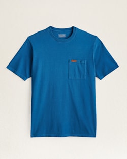 MEN'S SHORT-SLEEVE DESCHUTES POCKET TEE IN SET SAIL BLUE image number 1