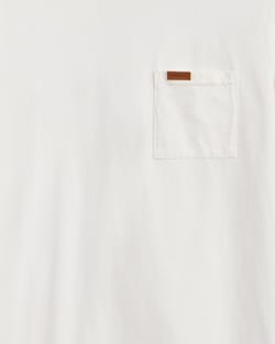 ALTERNATE VIEW OF MEN'S SHORT-SLEEVE DESCHUTES POCKET TEE IN WHITE image number 2