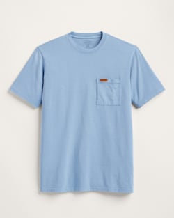 ALTERNATE VIEW OF MEN'S SHORT-SLEEVE DESCHUTES POCKET TEE IN MIST BLUE image number 5
