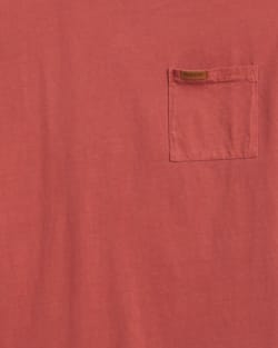 ALTERNATE VIEW OF MEN'S SHORT-SLEEVE DESCHUTES POCKET TEE IN BRICK RED image number 2