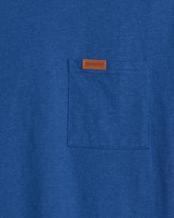 ALTERNATE VIEW OF MEN'S SHORT-SLEEVE DESCHUTES POCKET TEE IN BLUE HEATHER image number 2