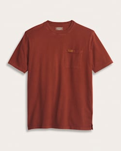ALTERNATE VIEW OF MEN'S SHORT-SLEEVE DESCHUTES POCKET TEE IN BRICK image number 6