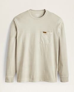 MEN'S LONG-SLEEVE DESCHUTES POCKET TEE IN THUNDER GREY image number 1