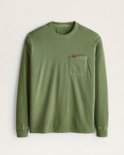 MEN'S LONG-SLEEVE DESCHUTES POCKET TEE IN FERN GREEN image number 1