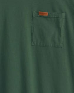 ALTERNATE VIEW OF MEN'S LONG-SLEEVE DESCHUTES POCKET TEE IN FOREST GREEN image number 2