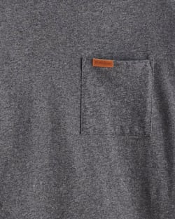 ALTERNATE VIEW OF MEN'S LONG-SLEEVE DESCHUTES POCKET TEE IN DARK GREY HEATHER image number 2