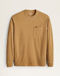 MEN'S LONG-SLEEVE DESCHUTES POCKET TEE IN GOLD image number 1
