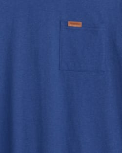 ALTERNATE VIEW OF MEN'S LONG-SLEEVE DESCHUTES POCKET TEE IN BLUE HEATHER image number 2