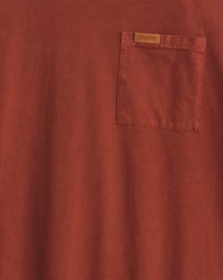 ALTERNATE VIEW OF MEN'S LONG-SLEEVE DESCHUTES POCKET TEE IN BRICK image number 2
