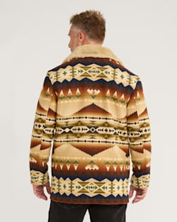 ALTERNATE VIEW OF MEN'S BROWNSVILLE SHEARLING COLLAR COAT IN TAN SOLSTICE CANYON image number 3