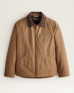 MEN'S TAHOMA CANVAS TRUCKER JACKET IN SADDLE image number 1