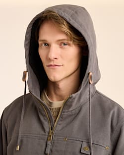 ALTERNATE VIEW OF MEN'S BROTHERS HOODED TIMBER CRUISER IN ASH image number 5