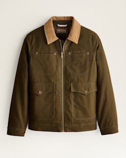 MEN'S CARSON CITY CANVAS BARN COAT IN DARK OLIVE image number 1