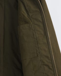 ALTERNATE VIEW OF MEN'S CARSON CITY CANVAS BARN COAT IN DARK OLIVE image number 4