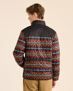 ALTERNATE VIEW OF MEN'S GENESEE REVERSIBLE DOWN JACKET IN BLACK TUCSON image number 3