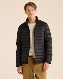 ALTERNATE VIEW OF MEN'S GENESEE REVERSIBLE DOWN JACKET IN BLACK TUCSON image number 6