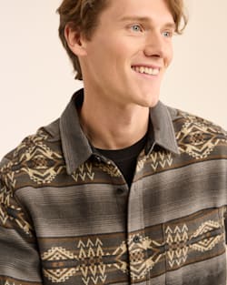 ALTERNATE VIEW OF MEN'S DOUBLESOFT BEACON ROCK MARSHALL SHIRT IN CHARCOAL MULTI image number 2