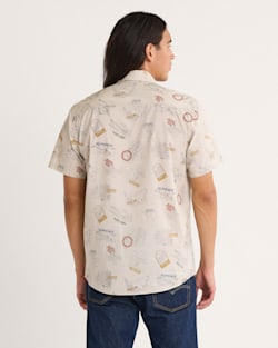 ALTERNATE VIEW OF MEN'S SHORELINE COTTON SHIRT IN TAN NATIONAL PARKS image number 2
